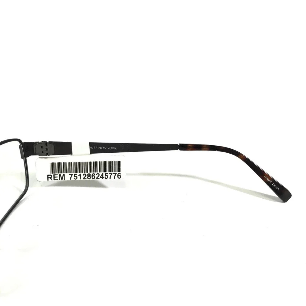 Jones New York Eyeglasses Frames J340 BROWN Rectangular Full Rim 56-18-140